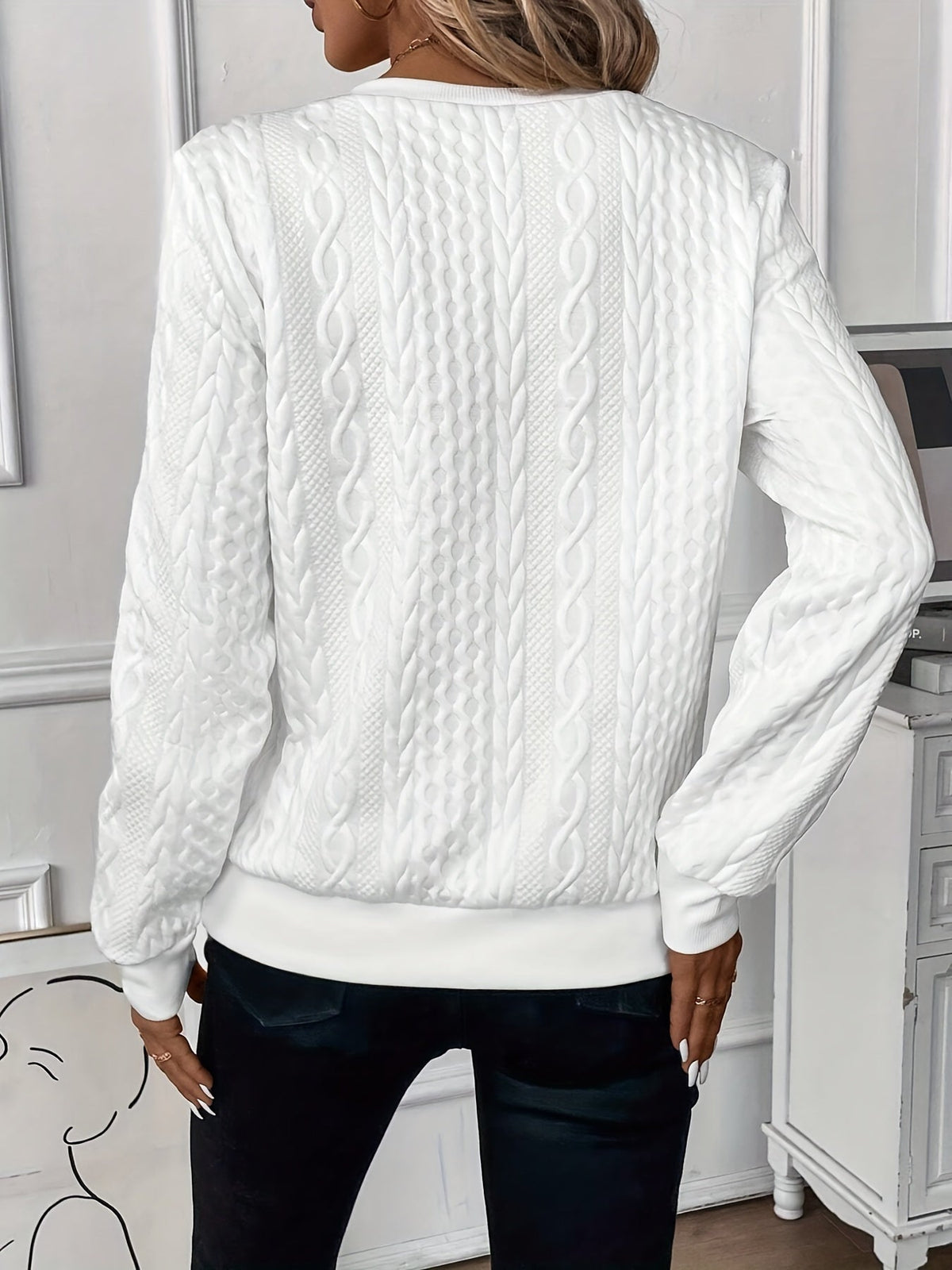 Women's Zippered Sweater with Stylish Design - photo 7