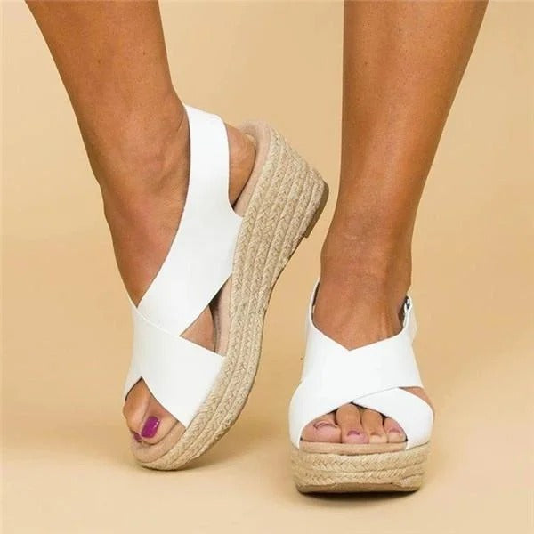 Elara - Women's Orthopedic Espadrille Wedges - photo 2
