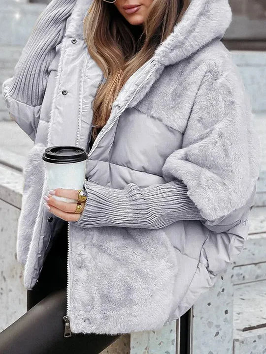 Florrie - Women's Hooded Faux Fur Puffer Jacket - photo 4