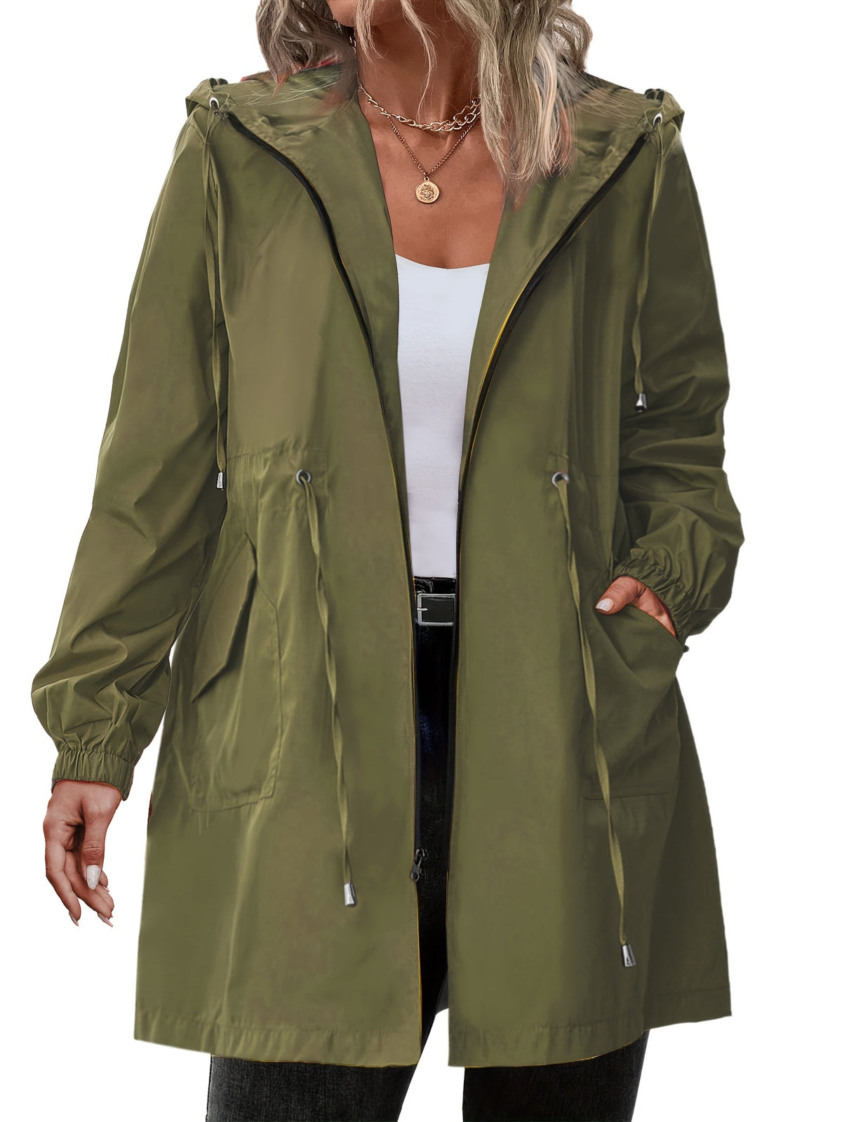 Janice - Women's Relaxed Jacket with Hood - photo 2