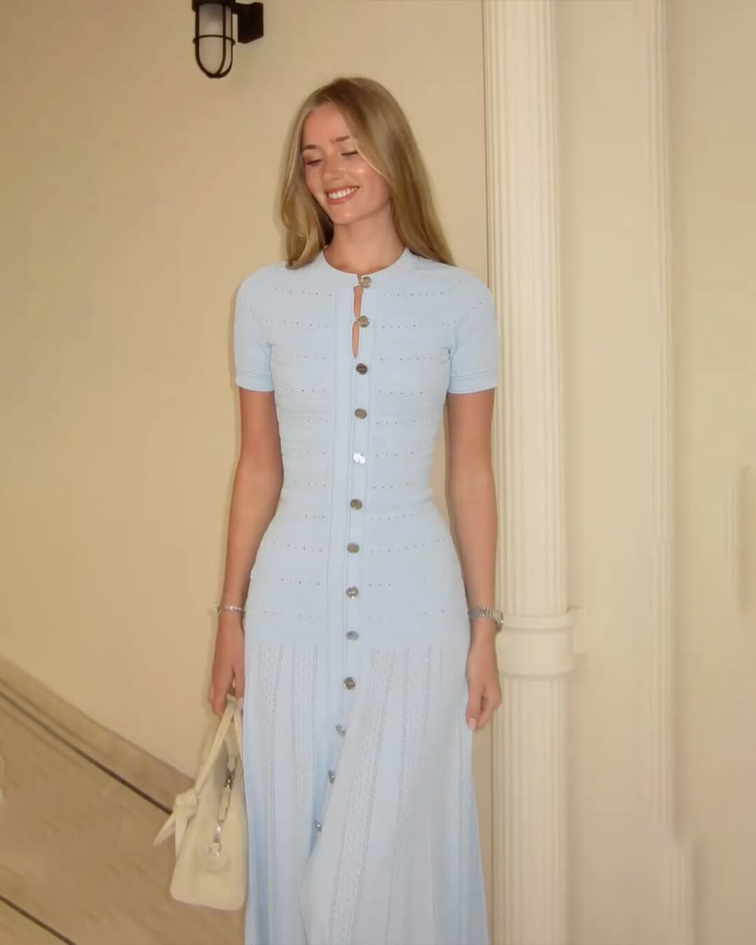 Julitta - Women's Ribbed Midi Dress - photo 5
