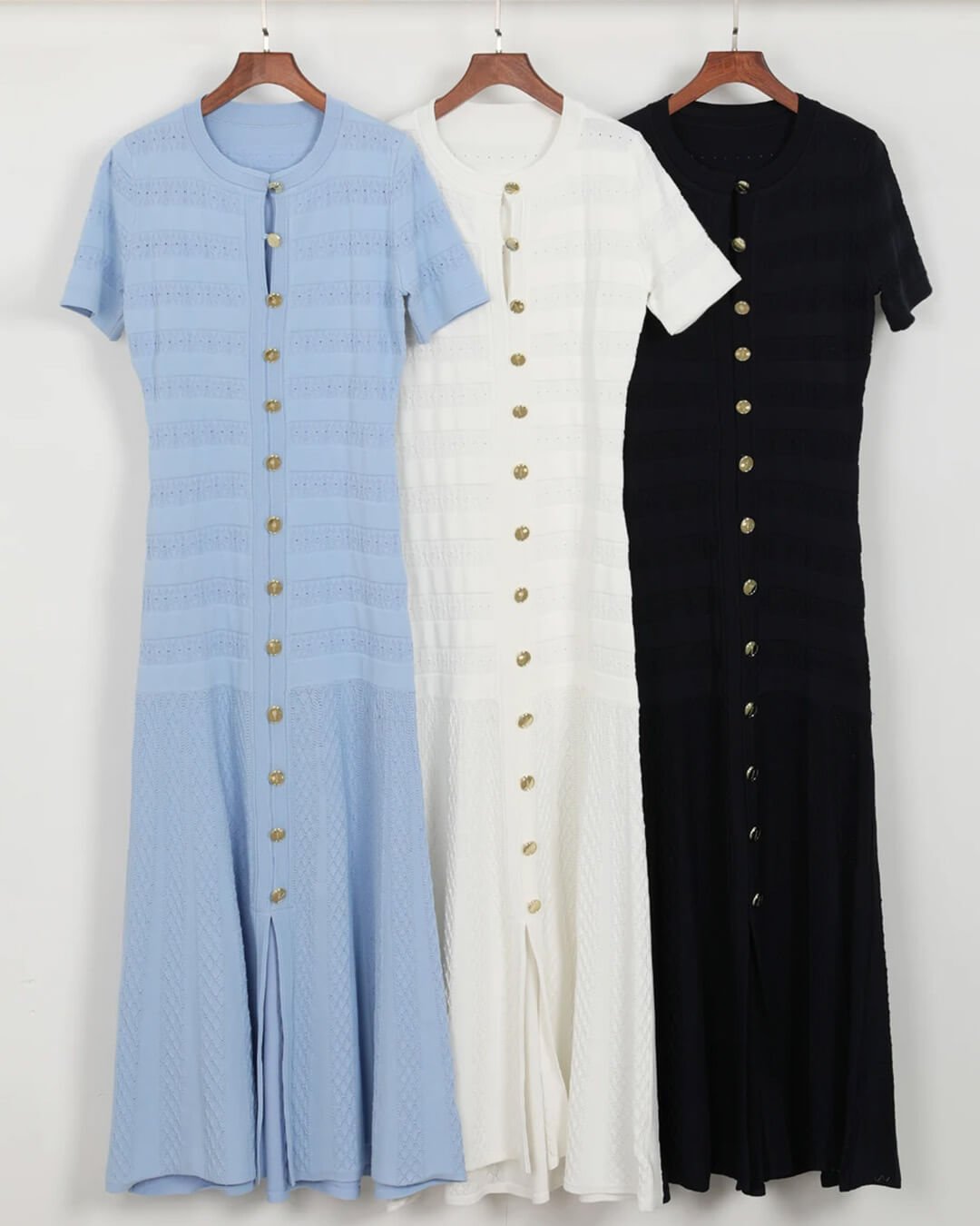 Julitta - Women's Ribbed Midi Dress - photo 9