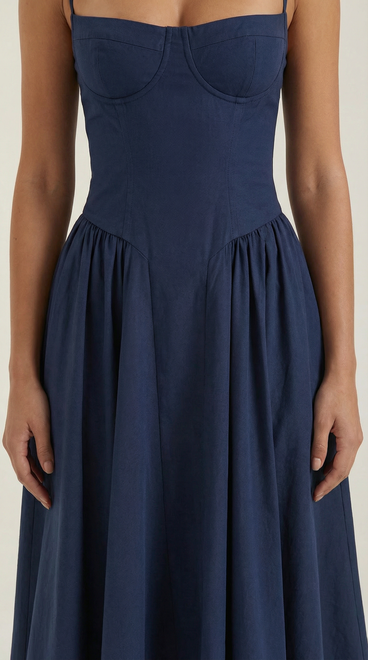 Marielle - Women's Floral Corset Wedding Guest Midi Dress - photo 18