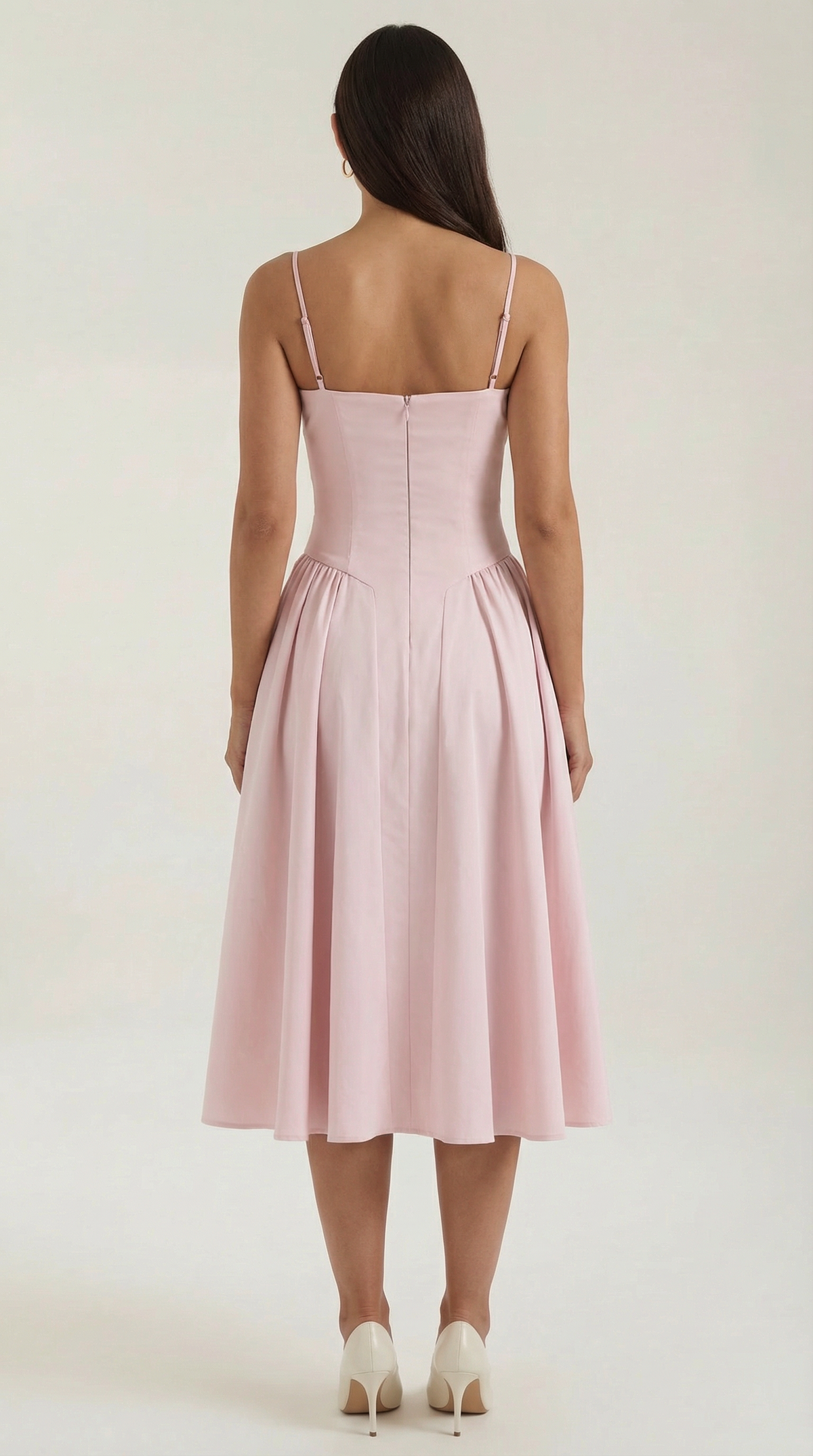 Marielle - Women's Floral Corset Wedding Guest Midi Dress - photo 29