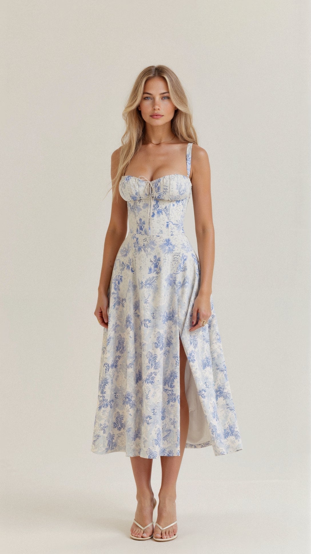 Elegant Waist Dress with Flattering Fit - photo 4