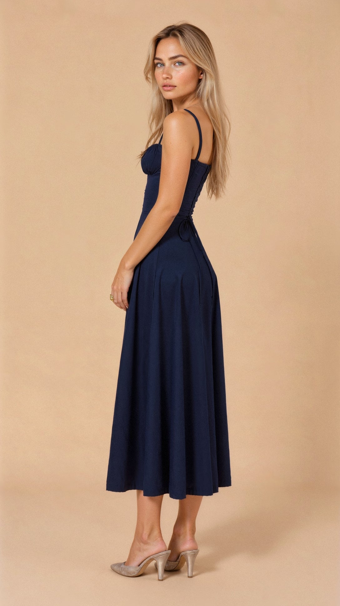 Elegant Waist Dress with Flattering Fit - photo 16