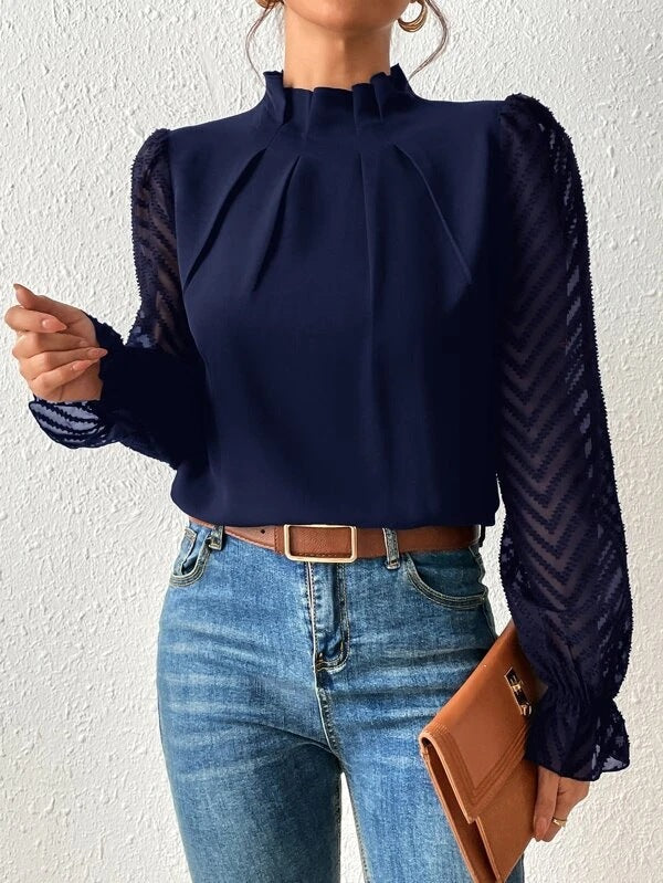 Odile - Women's Long-sleeved Blouse - photo 5