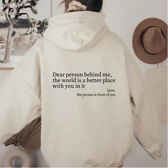 Sheila - Women's Oversized Hoodie with Back Print - photo 4