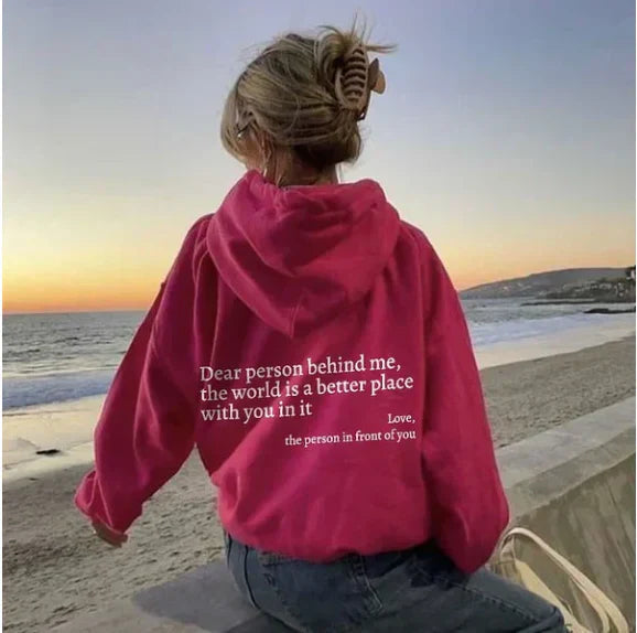 Sheila - Women's Oversized Hoodie with Back Print - photo 5