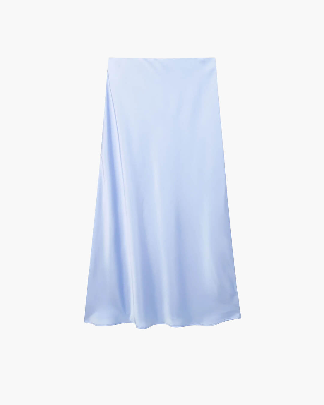 Anais - Women's High Waist Satin Midi Skirt for Office and Evening - photo 11