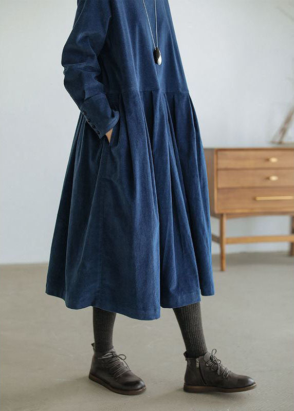 Tilly - Women's Flowing Midi Dress with Long Sleeves - photo 6
