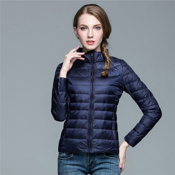 William - Women's Puffer Jacket with Stand Collar - photo 2
