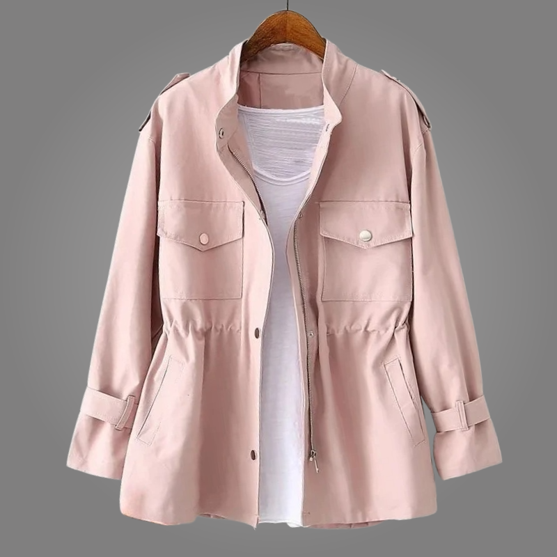 Women's Button-Up Utility Jacket