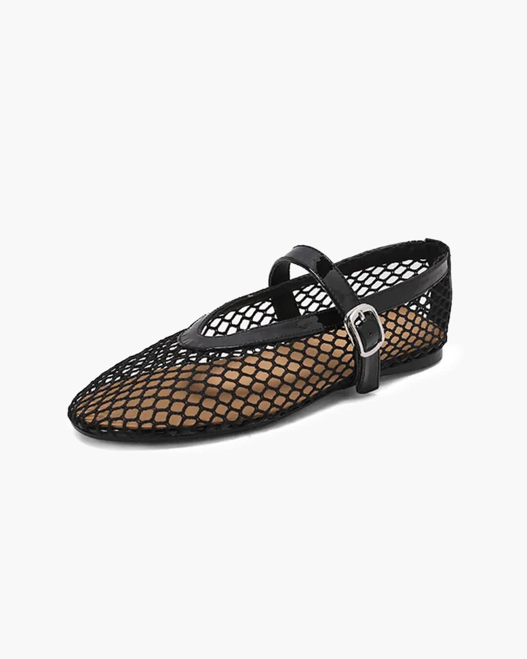 Lena - Women's Wide Toe Box Mesh Ballet Flats - photo 15
