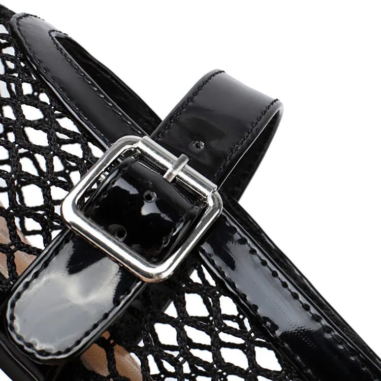 Lena - Women's Wide Toe Box Mesh Ballet Flats - photo 14