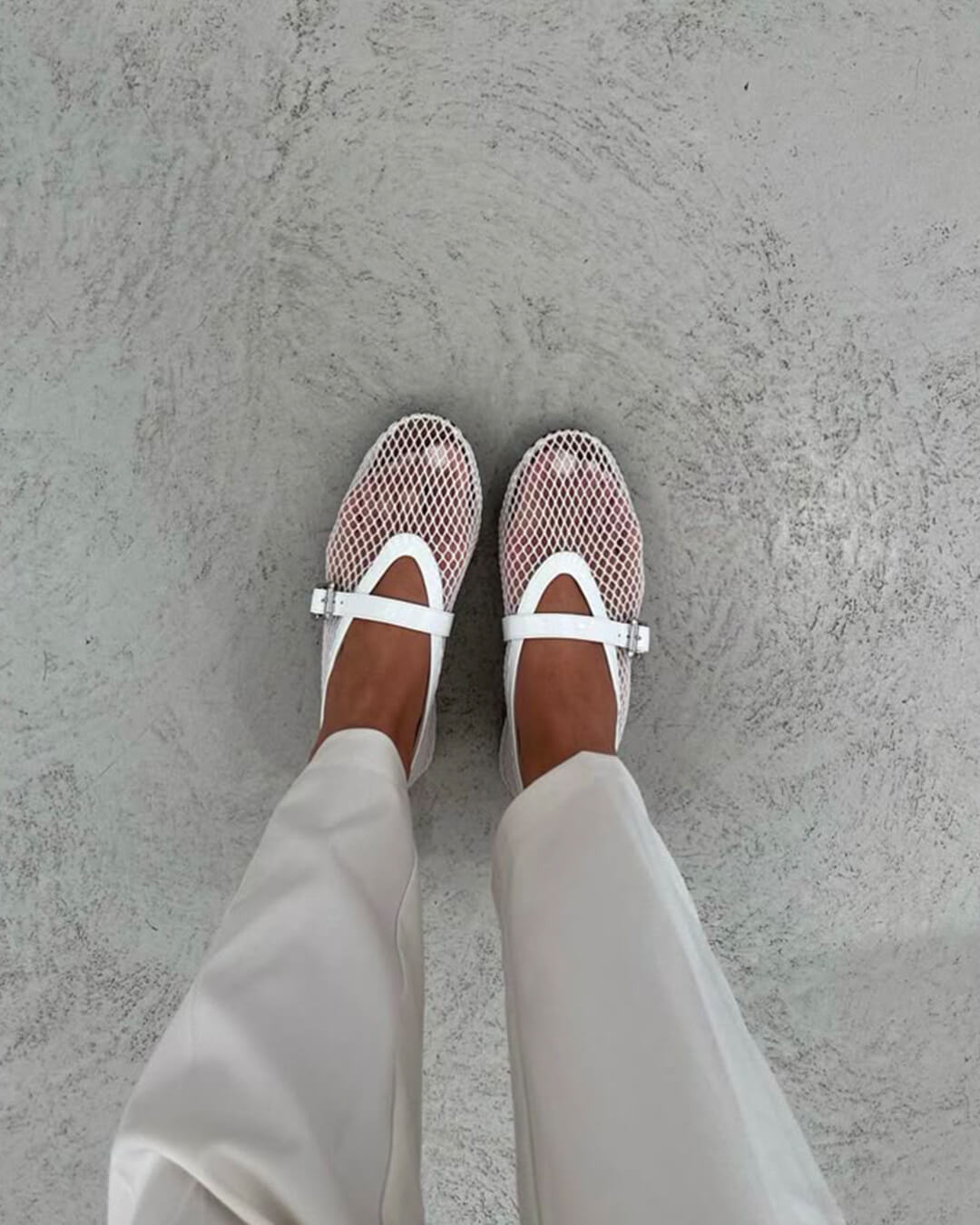 Margaret - Women's Breathable Mesh Ballet Flats - photo 7