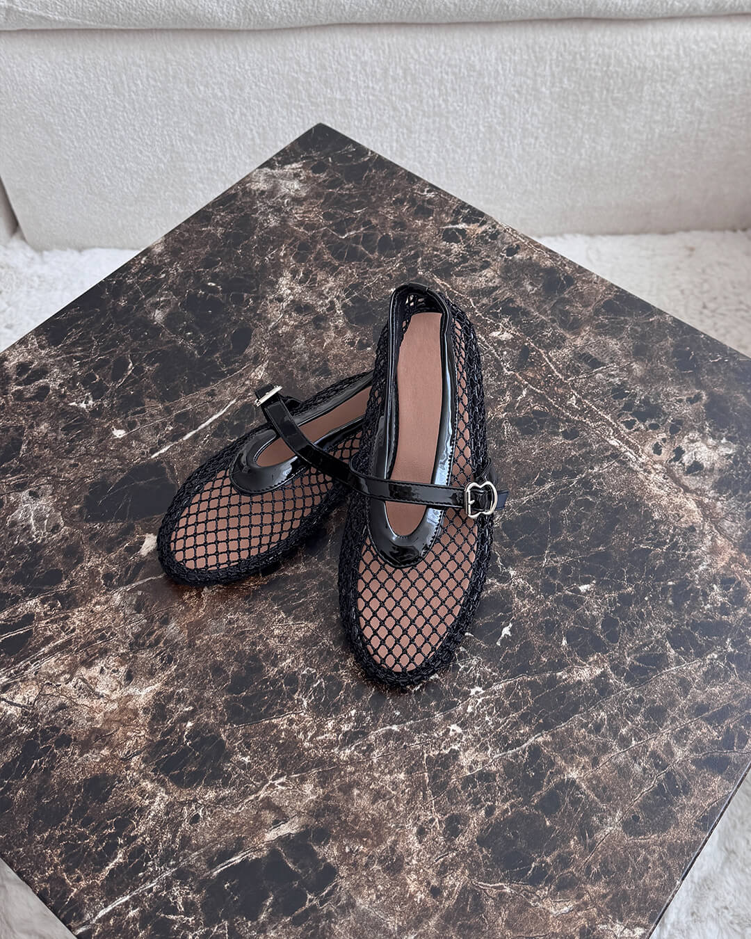 Margaret - Women's Breathable Mesh Ballet Flats - photo 2